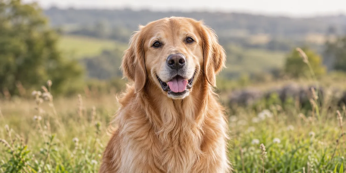 Golden retriever representing canine and working-dog shows